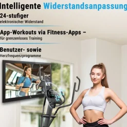 AsVIVA Crosstrainer Smart E4 Pro Grau