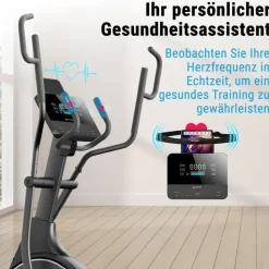 AsVIVA Crosstrainer Smart E4 Pro Grau