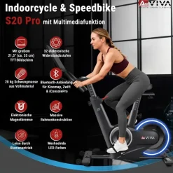 AsVIVA Speedbike S20 schwarz