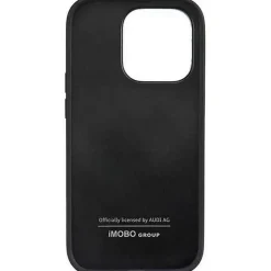 Audi iPhone 14 Pro Kunstleder Case schwarz