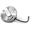 Audi Tankdeckel Aluminiumoptik Tankverschluss Deckel Logo, silber