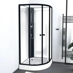 Aurlane Factory Komplettdusche 85 x 85 cm schwarz