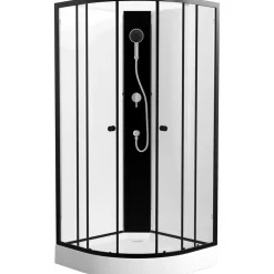 Aurlane Factory Komplettdusche 85 x 85 cm schwarz