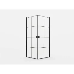 Aurlane Marwell Komplettdusche rechts 90 x 200 cm Duschwanne D648360641500