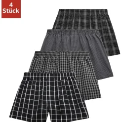 AUTHENTIC LE JOGGER Webboxer AUTHENTIC LE JOGGER schwarz/weiß M 4er Pack