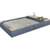 Axi Holzsandkasten Kelly mit Spielküchenzeile Braun/Grau