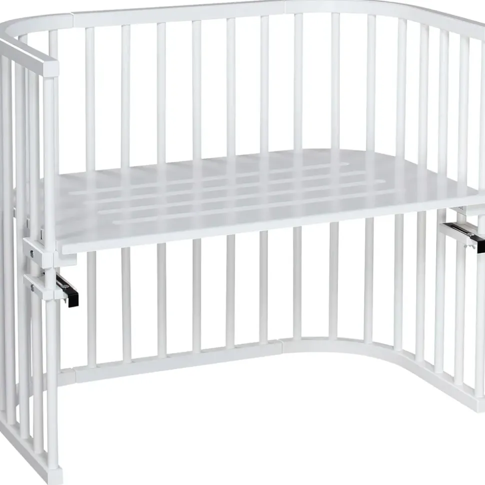 babybay Maxi Beistellbett seidenmatt weiß