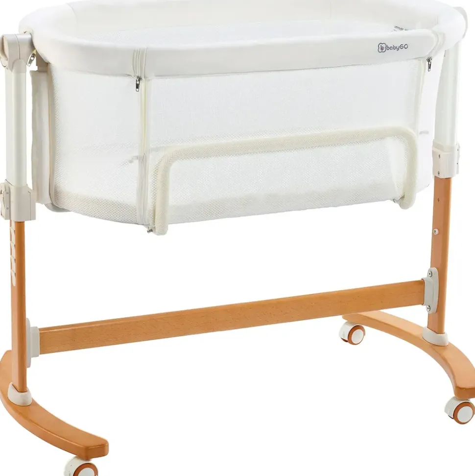 BabyGO Amila Beistellbett creme
