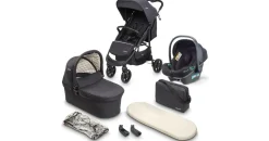 BabyGO 3 in 1 Kinderwagen black