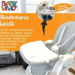 BABY VIVO Tippy Grau