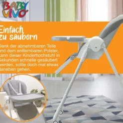 BABY VIVO Tippy Grau