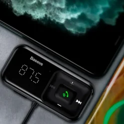 Baseus Car Bluetooth MP3 Player T Shaped S-16 Black OS