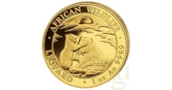 Bayerisches Hauptmünzamt München 1 Unze Goldmünze Somalia African Wildlife Leopard