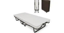 Beautissu Gästebett Klappbett Venetia 80 x 200 cm weiß