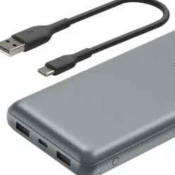 Belkin BoostCharge Powerbank 20K, Spacegrau, 20.000-mAh