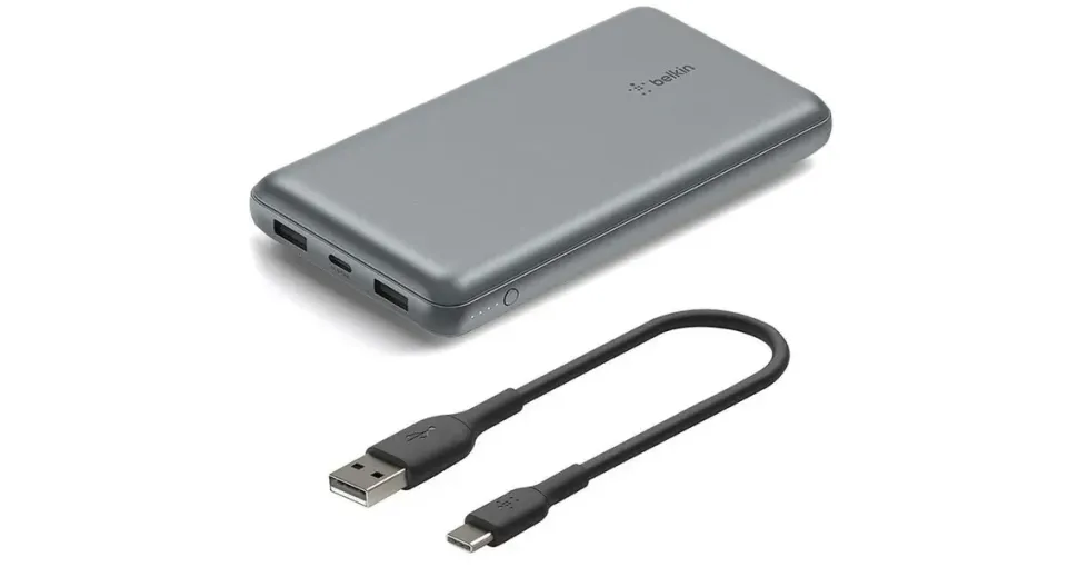 Belkin BoostCharge Powerbank 20K, Spacegrau, 20.000-mAh