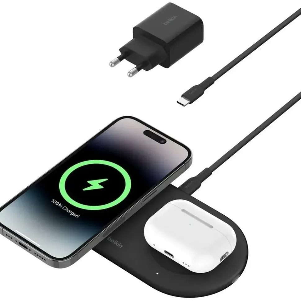 Belkin BoostCharge Pro 2-in-1 - Induktive Ladematte
