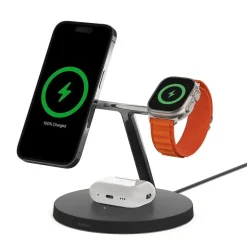 Belkin BoostCharge Pro 3-in-1-Ladegerät mit MagSafe Schwarz
