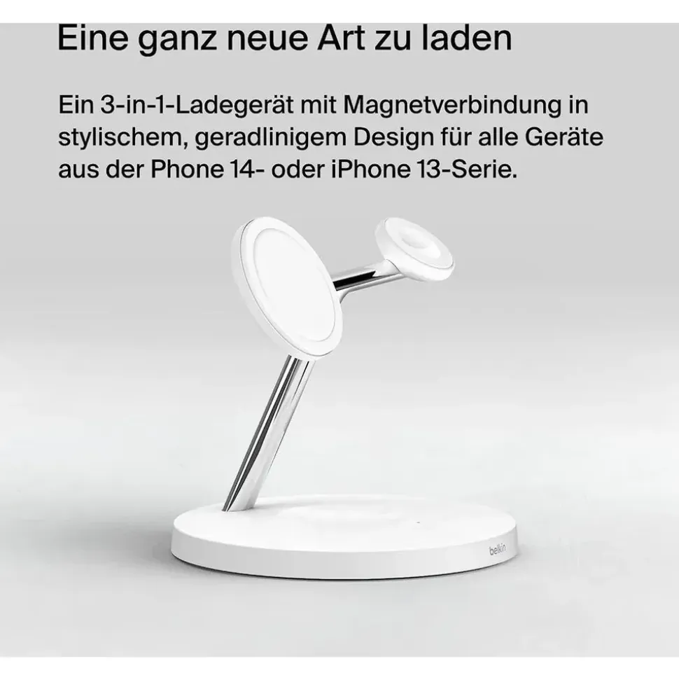 Belkin BoostCharge Pro 3in1, Ladegerät mit MagSafe 15W
