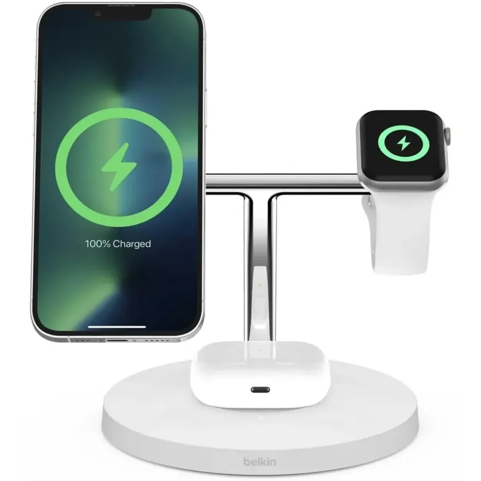 Belkin BoostCharge Pro 3in1, Ladegerät mit MagSafe 15W