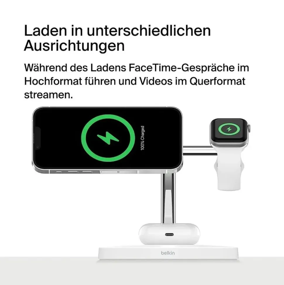 Belkin BoostCharge Pro 3in1, Ladegerät mit MagSafe 15W