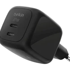 Belkin Dual USB-C Ladegerät Power Delivery und PPS (67 W) schwarz