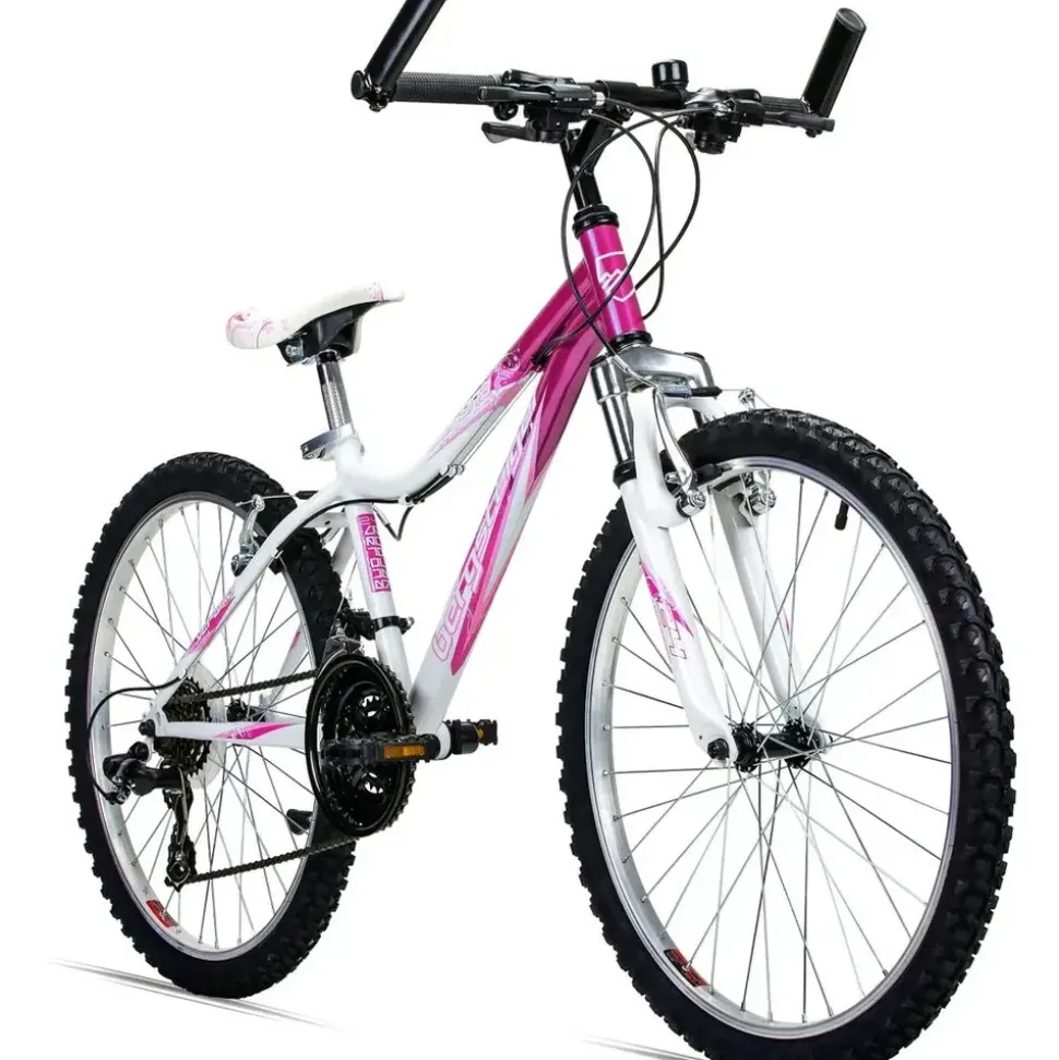 Bergsteiger Verona 24 Zoll RH 34 cm weiß/pink