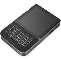 BerryBase HackberryPi CM5 Linux Cyberdeck Taschencomputer, 4 Touch-Display, Tastatur-Maus, 5000 mAh