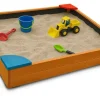 BestLivings Sandkasten mit Abdeckung braun