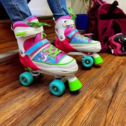 Best Sporting Rollschuhe Quad Style Pink/Bunt 36-39