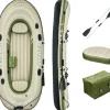 BESTWAY 348×141cm Schlauchboot 3 Personen mit Paddel aufblasbar Bestway Voyager 500