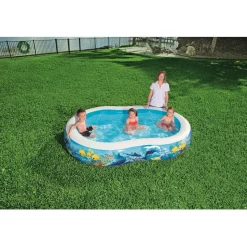 BESTWAY Family Pool Sea Ground Planschbecken 262 x 157 x 46 cm (54118)