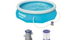 BESTWAY Fast Set Pool 305 x 76 cm inkl. Filterpumpe