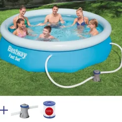 BESTWAY Fast Set Pool 305 x 76 cm inkl. Filterpumpe