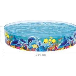 BESTWAY Fill 'N Fun Odyssey Planschbecken 244 x 46 cm