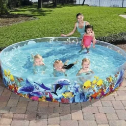 BESTWAY Fill 'N Fun Odyssey Planschbecken 244 x 46 cm