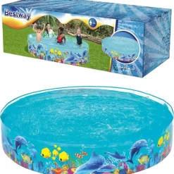 BESTWAY Fill 'N Fun Odyssey Planschbecken 244 x 46 cm