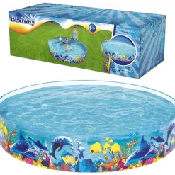 BESTWAY Fill 'N Fun Odyssey Planschbecken 244 x 46 cm