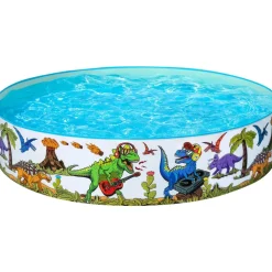 BESTWAY Fill 'n Fun Planschbecken Dinosaurier 183 x 38 cm