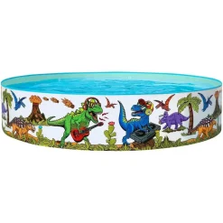 BESTWAY Fill 'n Fun Planschbecken Dinosaurier 183 x 38 cm