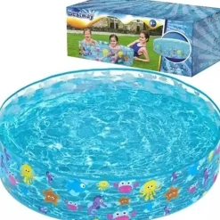 BESTWAY Fill 'N Fun Planschbecken 122 x 25 cm (BW55028)