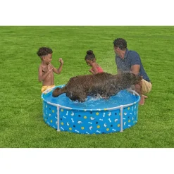 BESTWAY Frame Pool Pfote für Hunde Ø 122 x 30,5 cm (292 L)