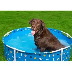 BESTWAY Frame Pool Pfote für Hunde Ø 122 x 30,5 cm (292 L)