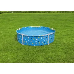 BESTWAY Frame Pool Pfote für Hunde Ø 122 x 30,5 cm (292 L)