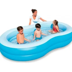 BESTWAY Lagune Family Planschbecken 262 x 157 x 46 cm