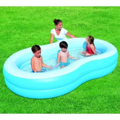 BESTWAY Lagune Family Planschbecken 262 x 157 x 46 cm