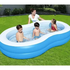 BESTWAY Lagune Family Planschbecken 262 x 157 x 46 cm
