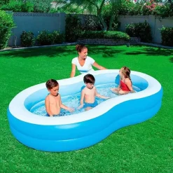 BESTWAY Lagune Family Planschbecken 262 x 157 x 46 cm