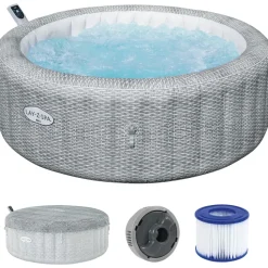 BESTWAY Lay-Z-Spa Bali AirJet 196 x 71 cm Lichtgrau