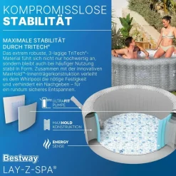 BESTWAY Lay-Z-Spa Bali AirJet 196 x 71 cm Lichtgrau